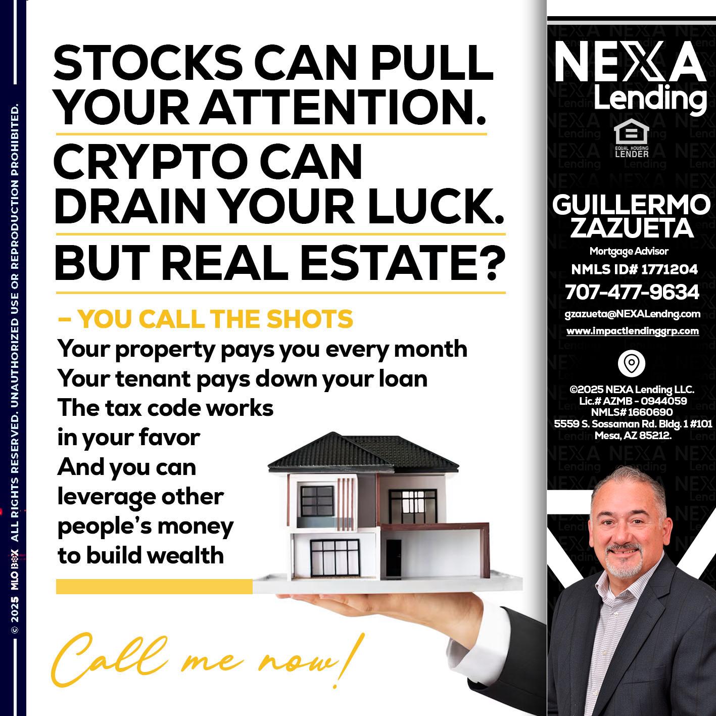 STOCK CAN - Guillermo Zazueta -Mortgage Advisor