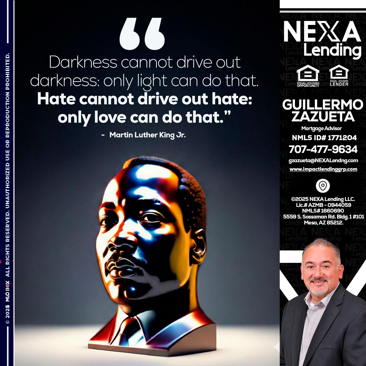MLK 2026 - Guillermo Zazueta -Mortgage Advisor