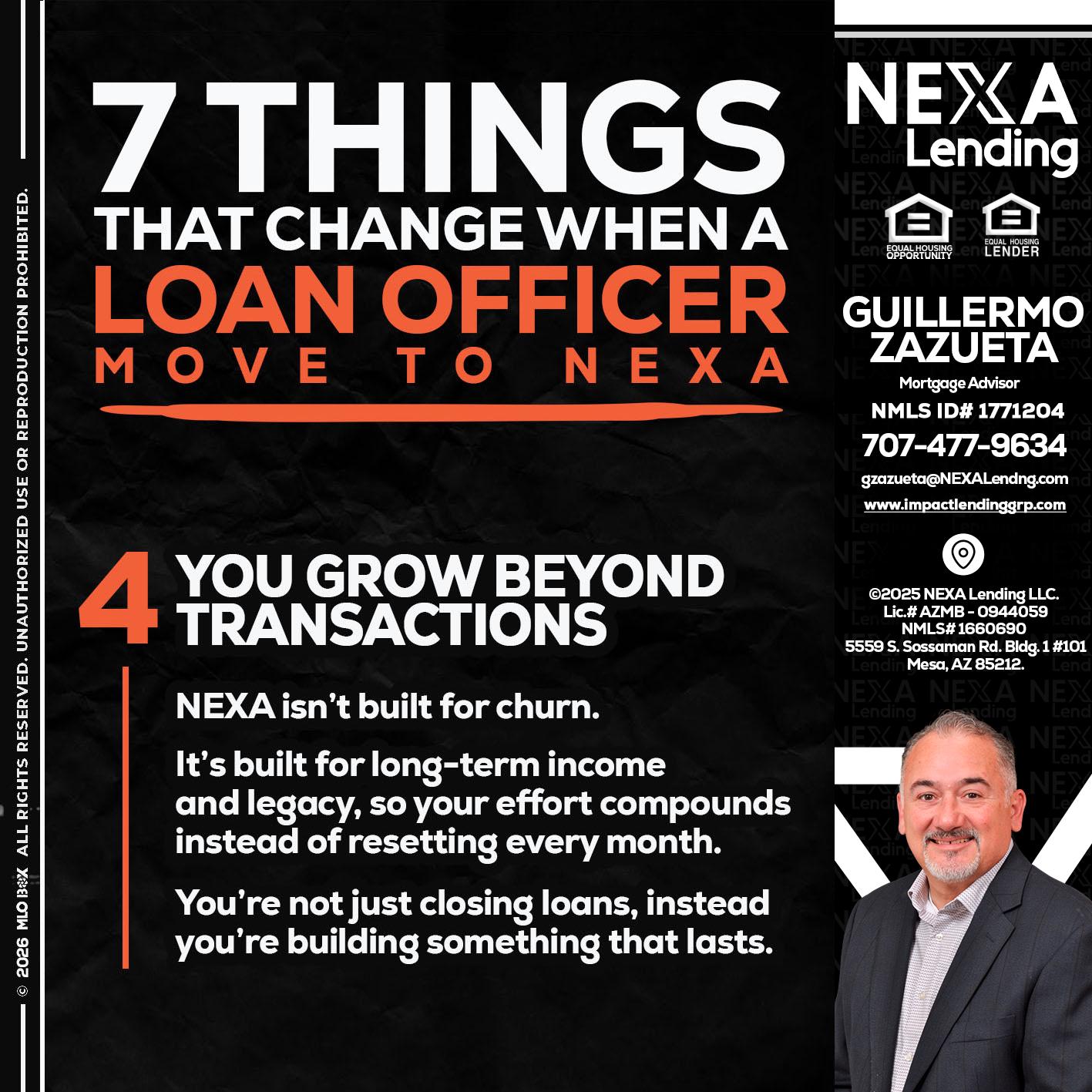 7 THINGS (4) - Guillermo Zazueta -Mortgage Advisor