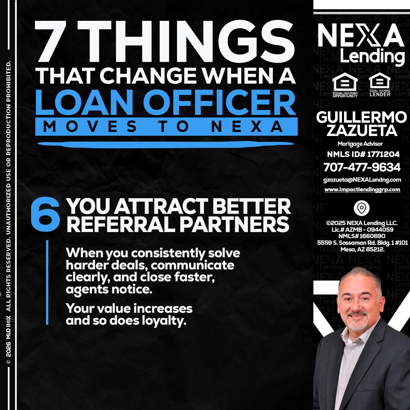 7 THINGS (6) - Guillermo Zazueta -Mortgage Advisor