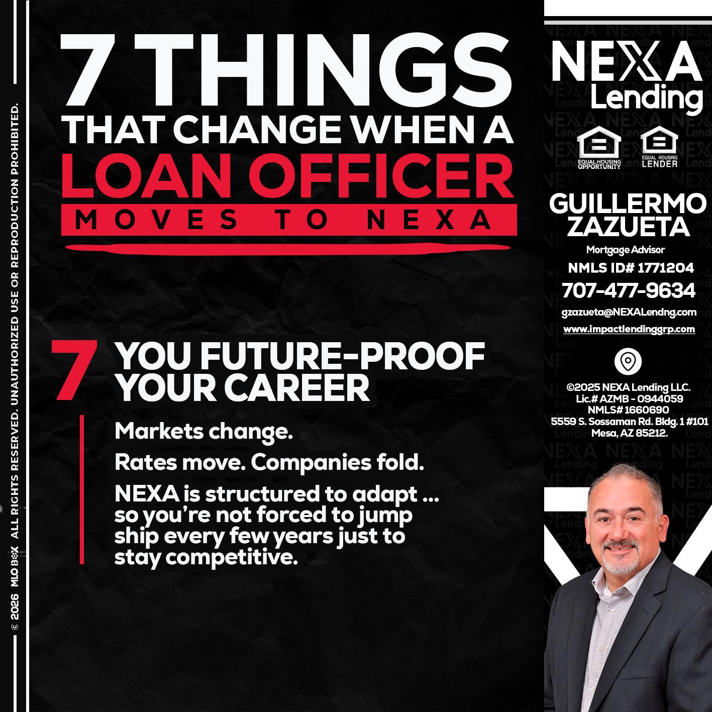 7 THINGS (7) - Guillermo Zazueta -Mortgage Advisor