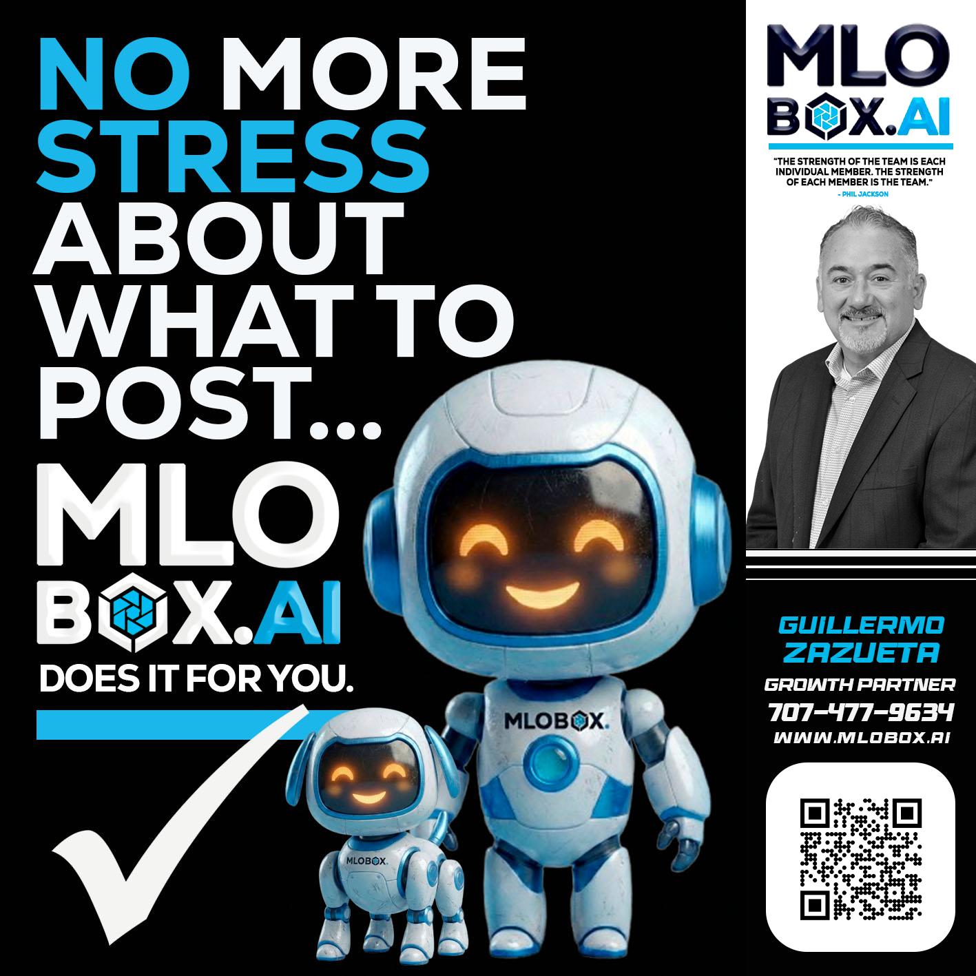 NO MORE STRESS - Guillermo Zazueta -Mortgage Advisor