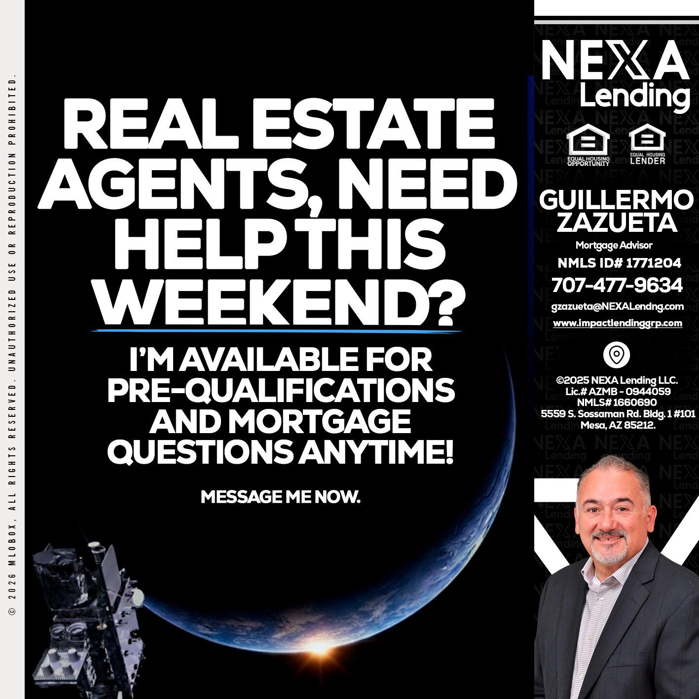 REAL ESTATE AGENTS - Guillermo Zazueta -Mortgage Advisor