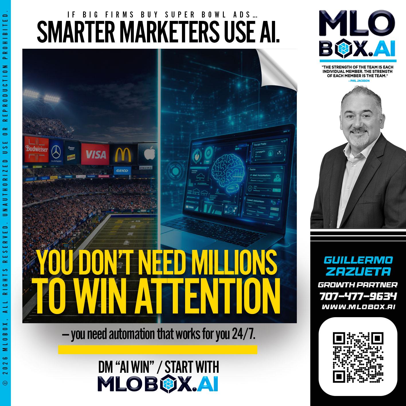you don't need - Guillermo Zazueta -Mortgage Advisor