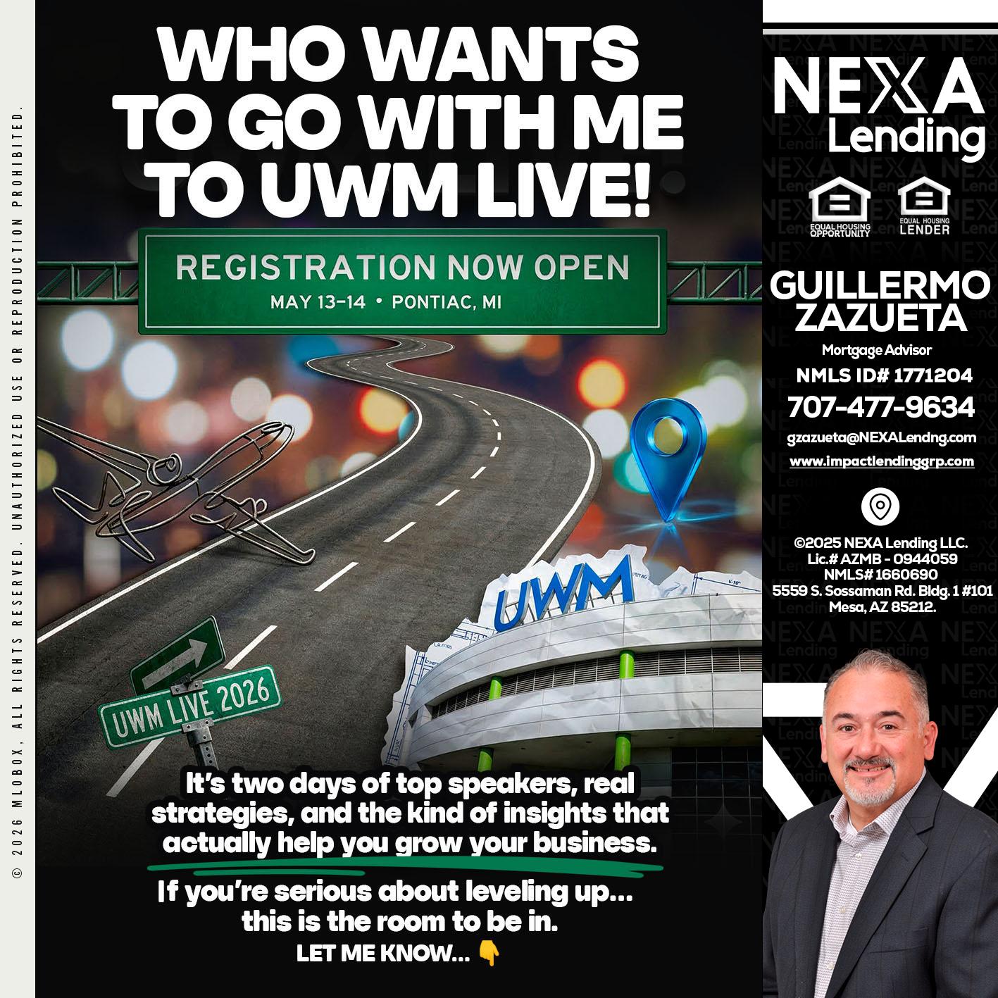 WHO WANTS - Guillermo Zazueta -Mortgage Advisor