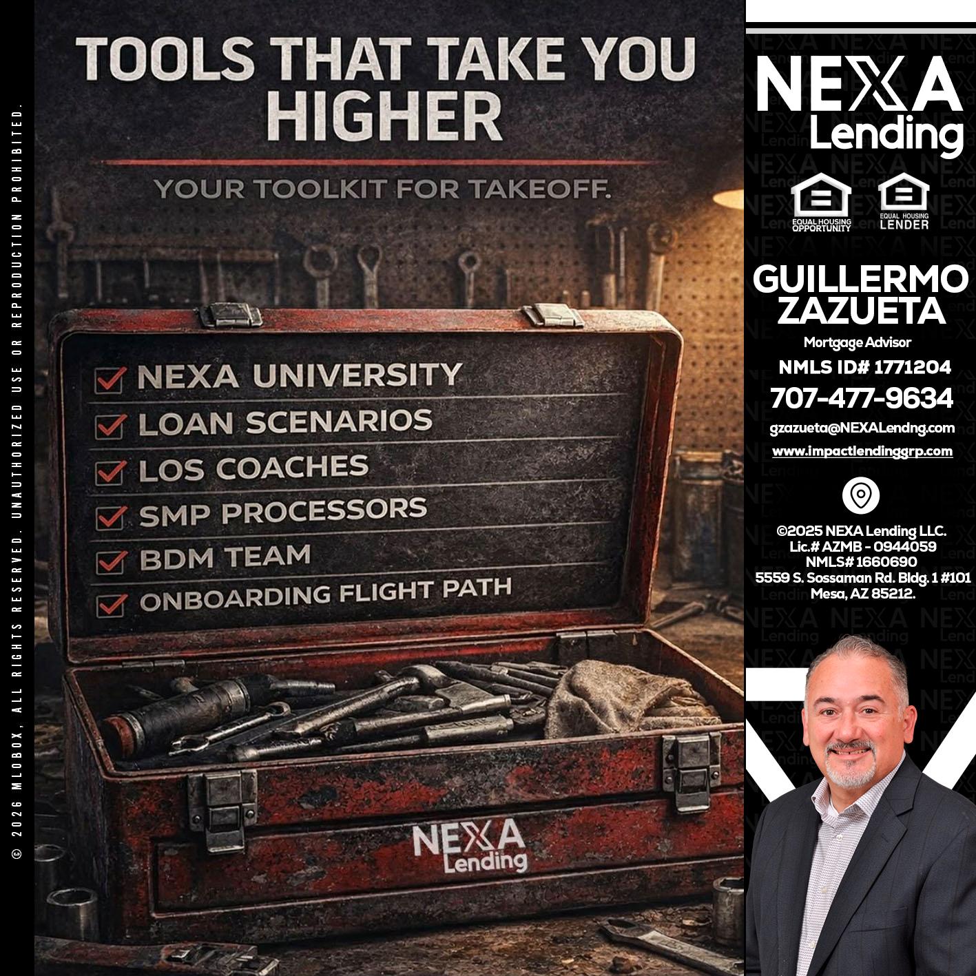 TOOLS THAT - Guillermo Zazueta -Mortgage Advisor