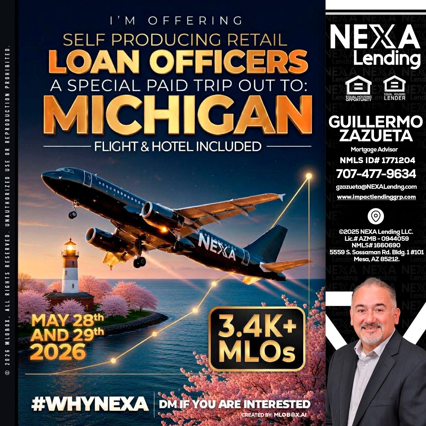 MICHIGAN TRIP - Guillermo Zazueta -Mortgage Advisor