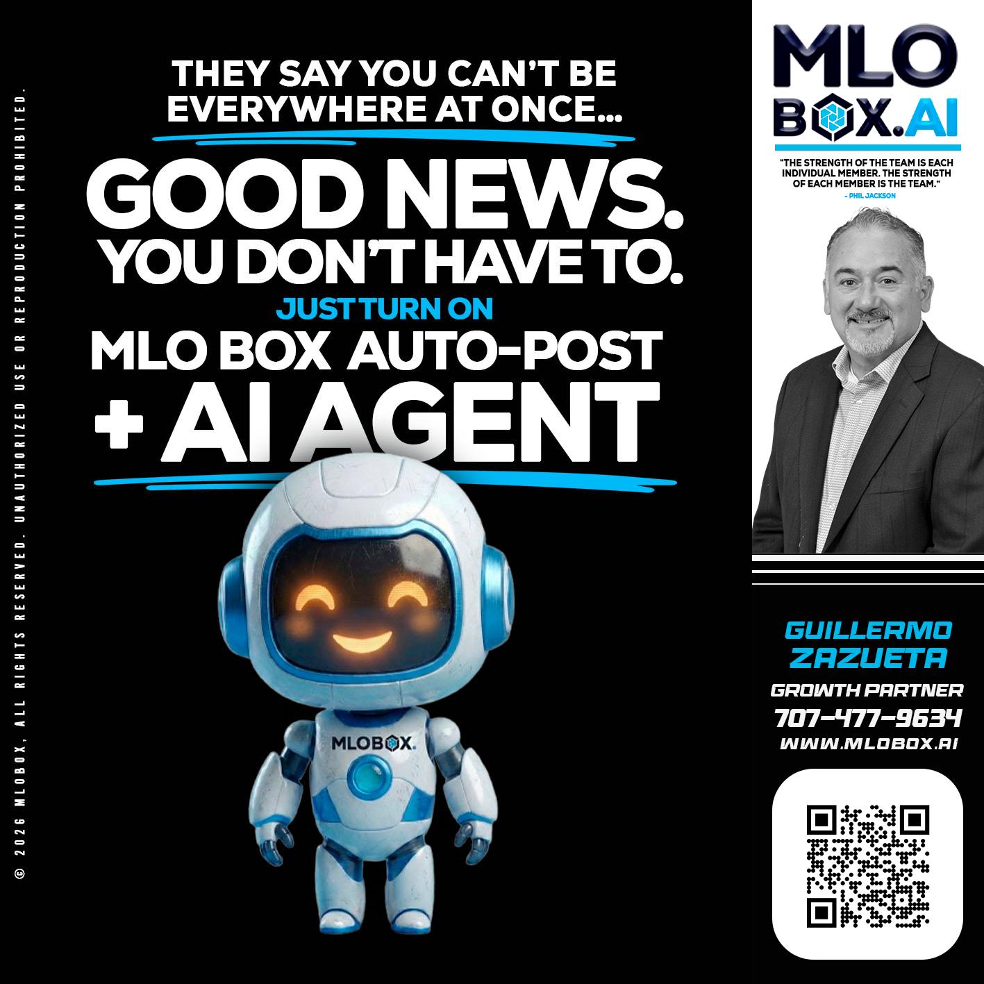 GOOD NEWS - Guillermo Zazueta -Mortgage Advisor