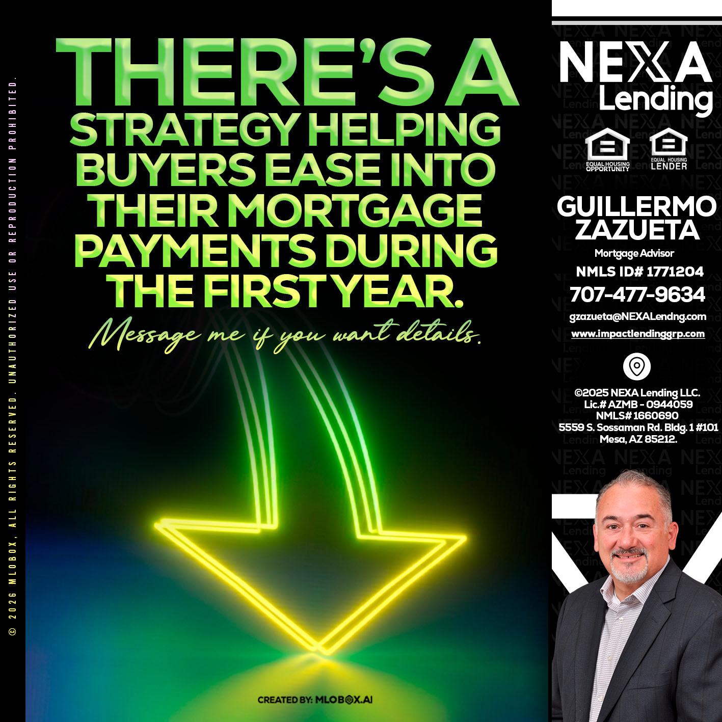 THERES A STATEGY - Guillermo Zazueta -Mortgage Advisor