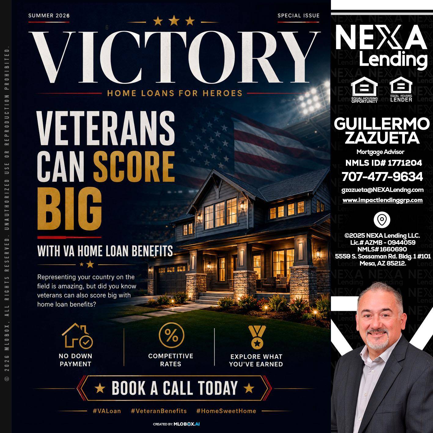 VICTORY - Guillermo Zazueta -Mortgage Advisor