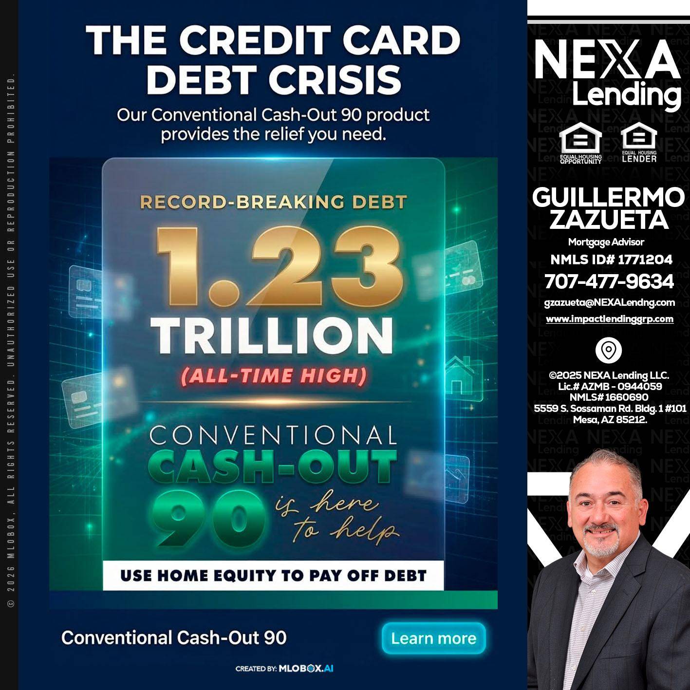 THE CREDIT CARD - Guillermo Zazueta -Mortgage Advisor