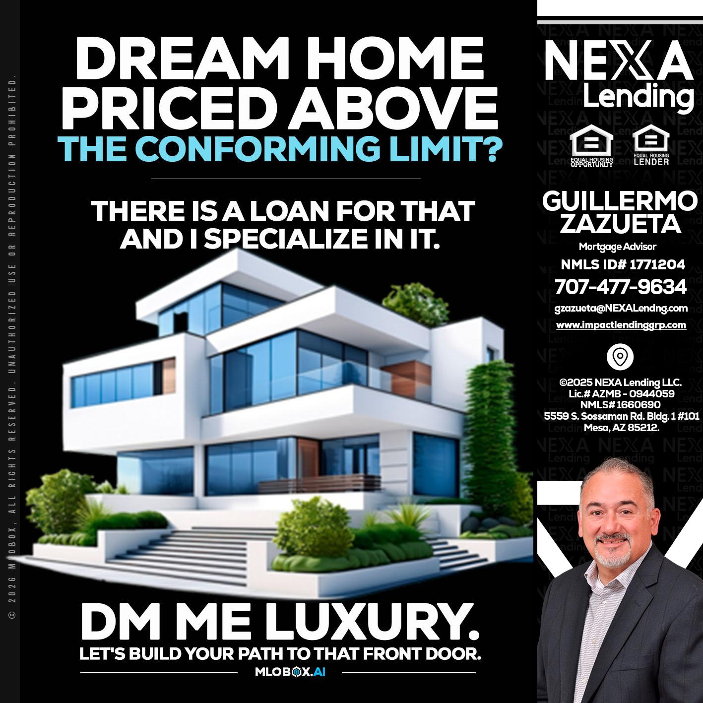 DREAM HOME - Guillermo Zazueta -Mortgage Advisor