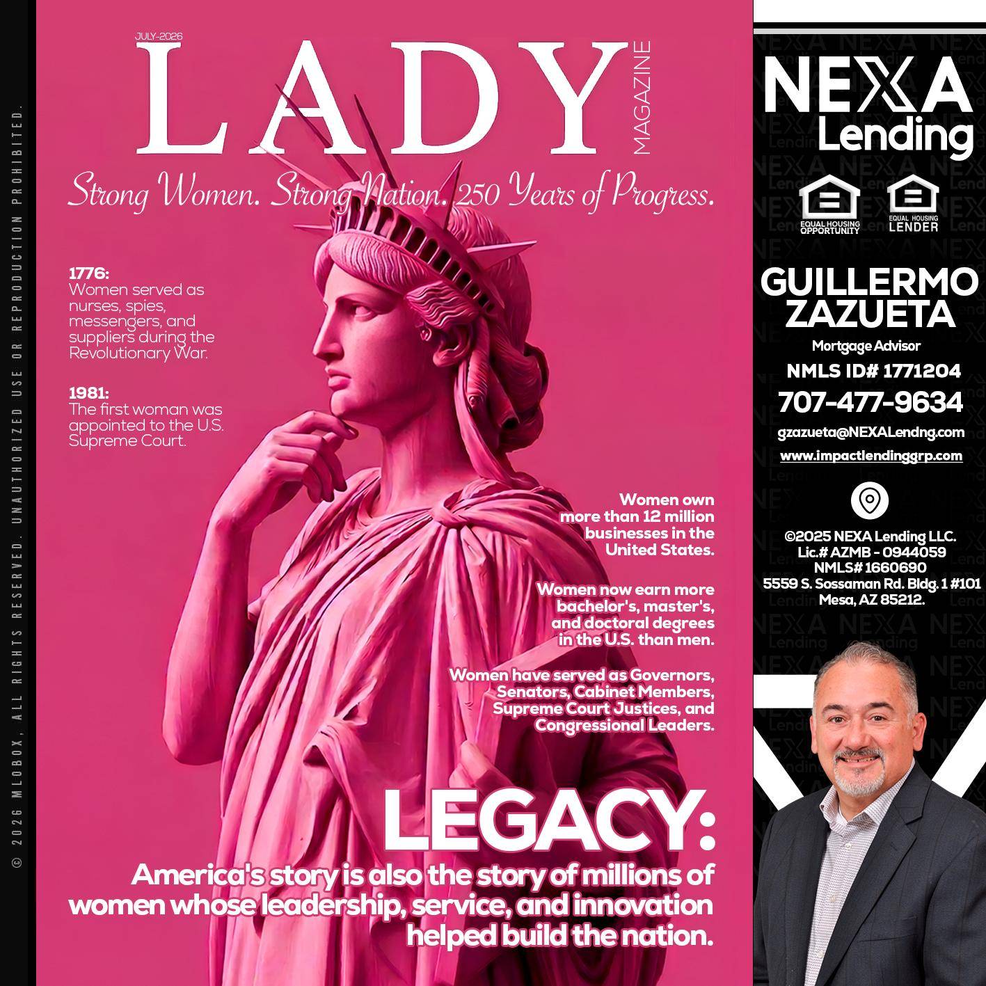 LADY LIBERTY! - Guillermo Zazueta -Mortgage Advisor