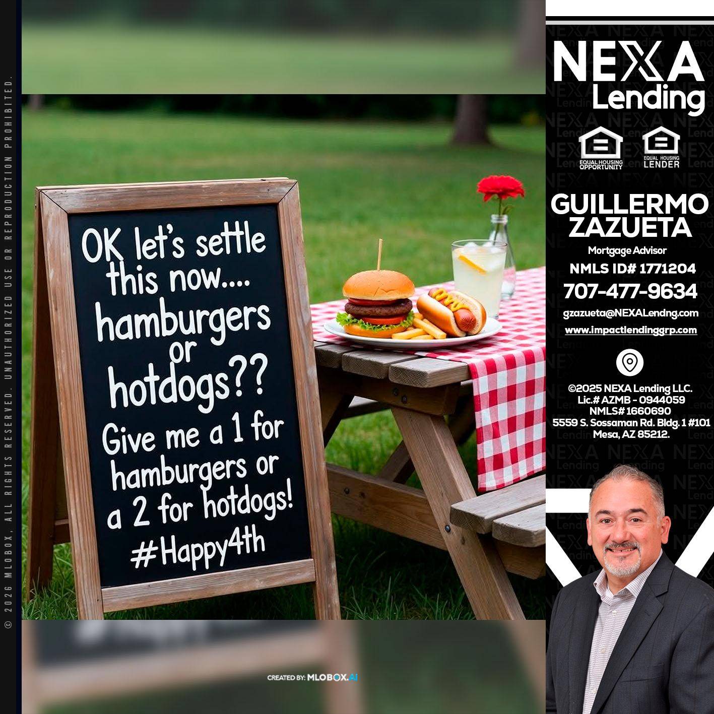 let settle this - Guillermo Zazueta -Mortgage Advisor